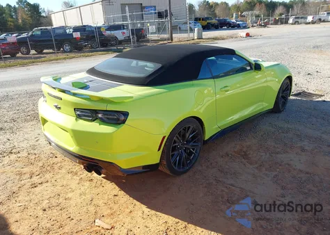 2020 Chevrolet Camaro Rwd Zl1 z USA, uszkodzony, nr VIN 1G1FJ3D64L0107265